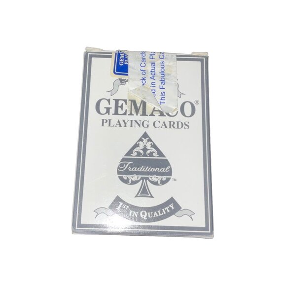 Gemaco Traditional Casino Quality Playing Cards 1st In Quality Used In Actual Pl - Picture 1 of 5